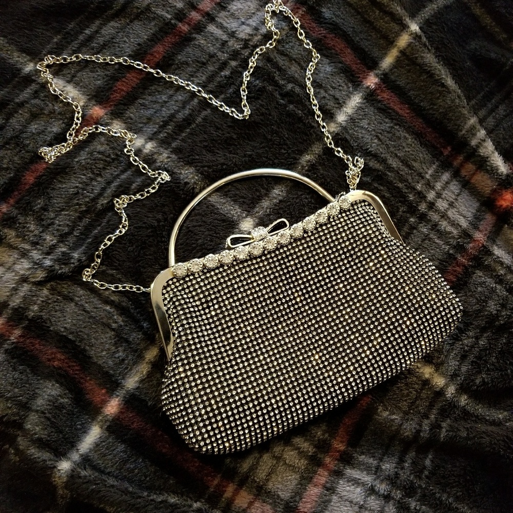Rhinestone Prom Handbag